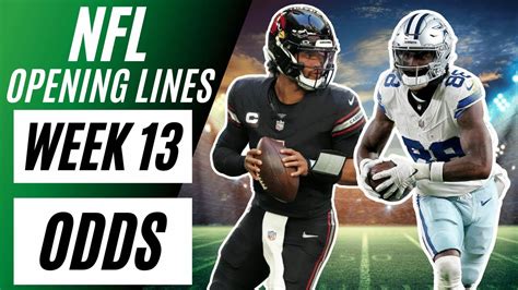 nfl betting lines week 13|NFL Week 13 Odds With Football Spreads Moneylines And Totals.